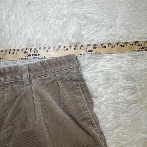 Lauren  Ralph Lauren Corduroy Pants Mens Size M Regular Fit Light Brown Chino - Picture 13 of 16